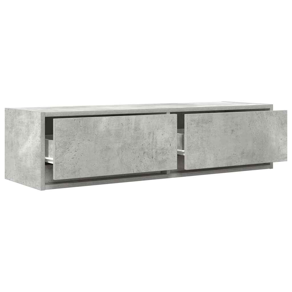 TV-Schränk Betongrau 100 x 31 x 25,5 cm Holzwerkstoff