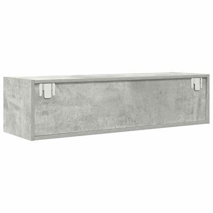 TV-Schränk Betongrau 100 x 31 x 25,5 cm Holzwerkstoff