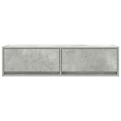 TV-Schränk Betongrau 100 x 31 x 25,5 cm Holzwerkstoff