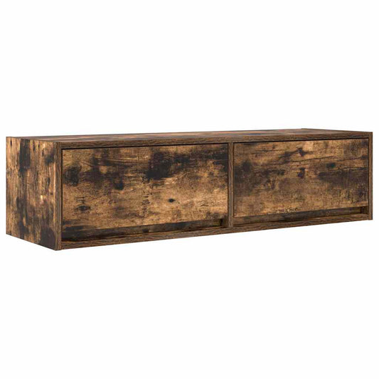 TV-Schränk Räuchereiche 100 x 31 x 25,5 cm Holzwerkstoff