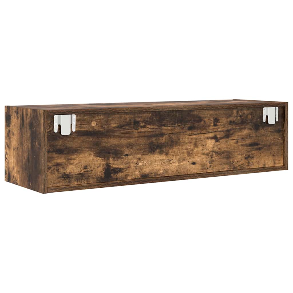 TV-Schränk Räuchereiche 100 x 31 x 25,5 cm Holzwerkstoff