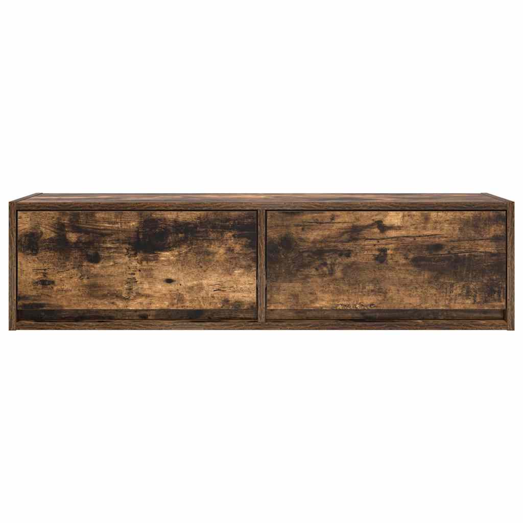 TV-Schränk Räuchereiche 100 x 31 x 25,5 cm Holzwerkstoff
