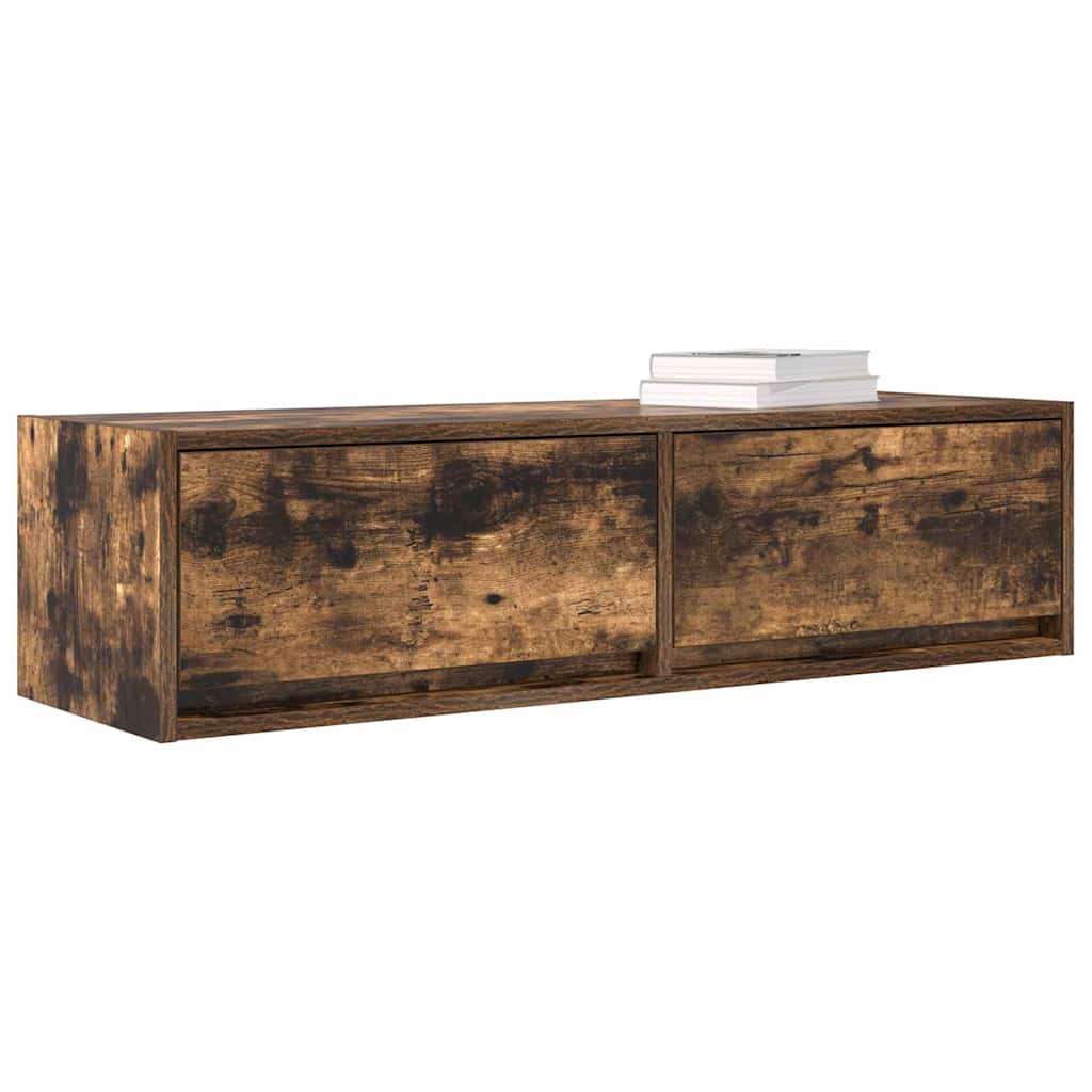 TV-Schränk Räuchereiche 100 x 31 x 25,5 cm Holzwerkstoff