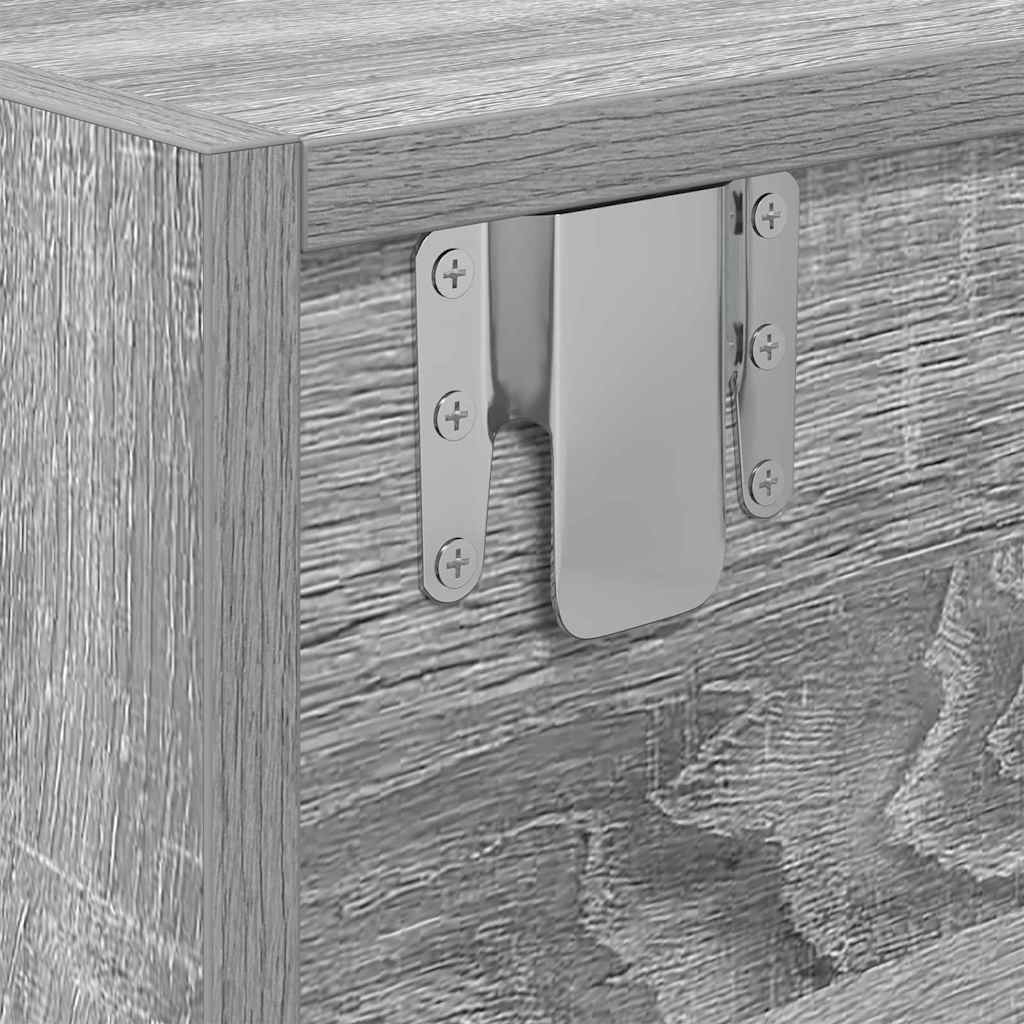 TV-Schränk Grau Sonoma 100 x 31 x 25,5 cm Holzwerkstoff