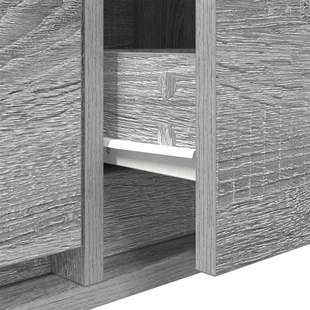 TV-Schränk Grau Sonoma 100 x 31 x 25,5 cm Holzwerkstoff