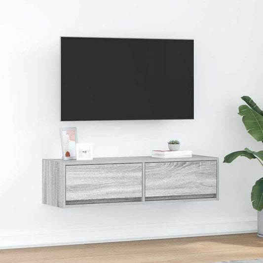 TV-Schränk Grau Sonoma 100 x 31 x 25,5 cm Holzwerkstoff