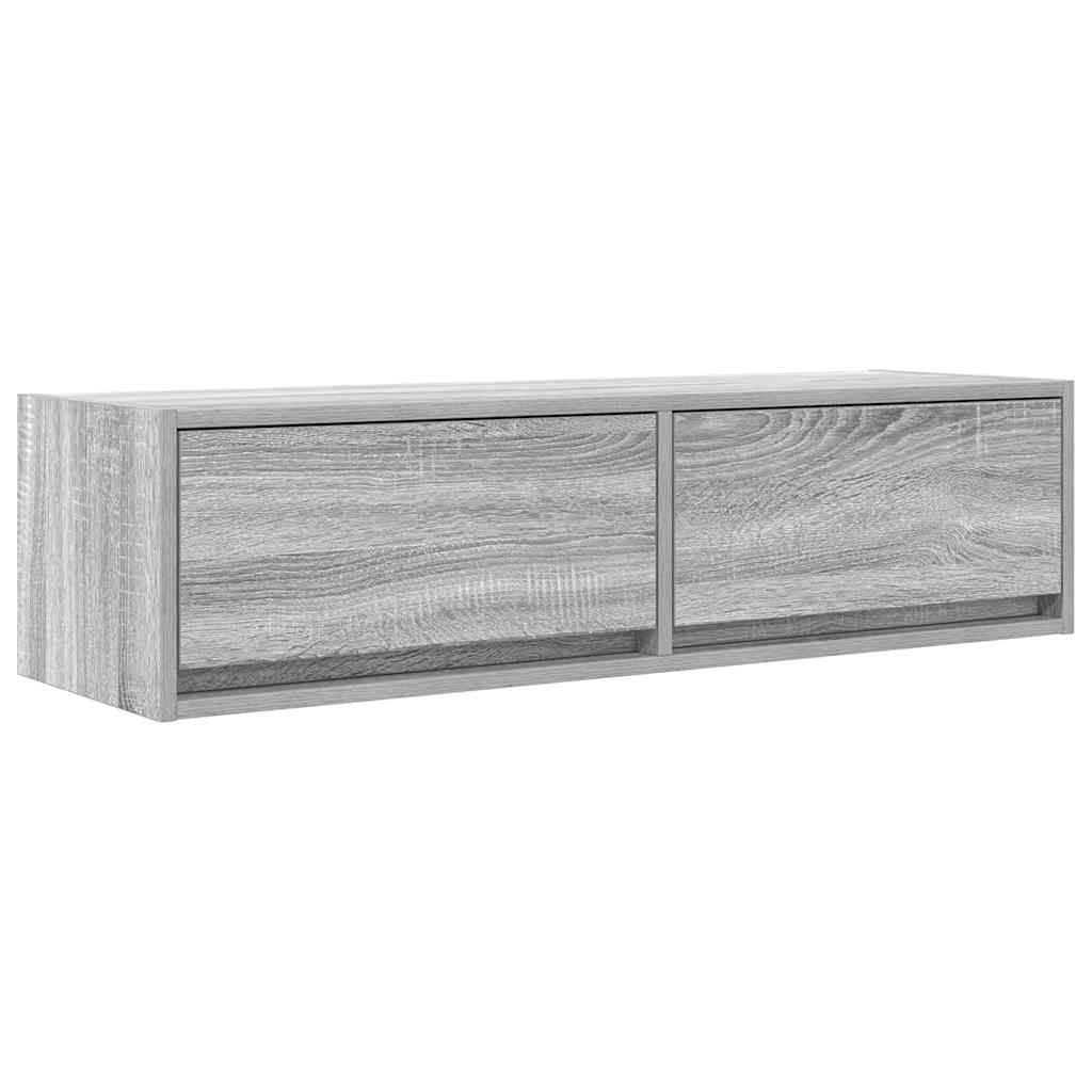 TV-Schränk Grau Sonoma 100 x 31 x 25,5 cm Holzwerkstoff