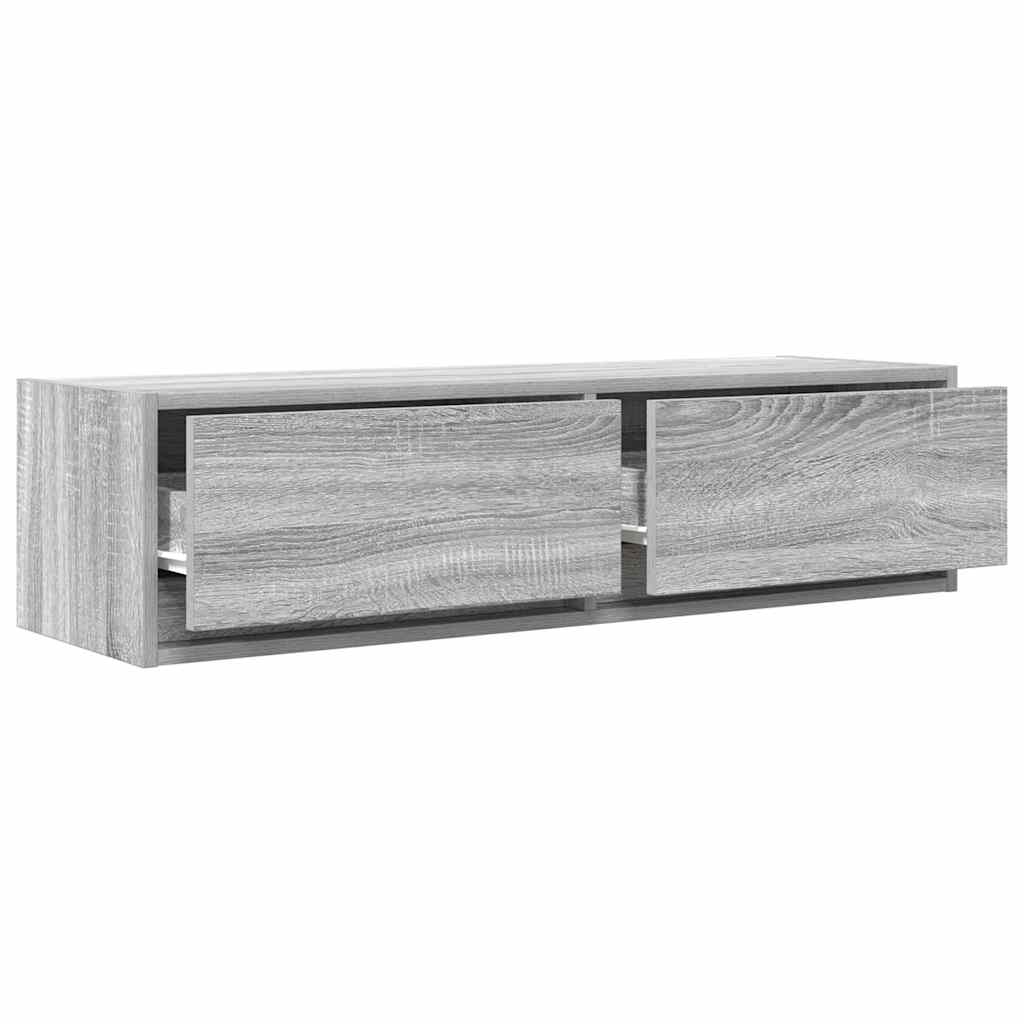 TV-Schränk Grau Sonoma 100 x 31 x 25,5 cm Holzwerkstoff