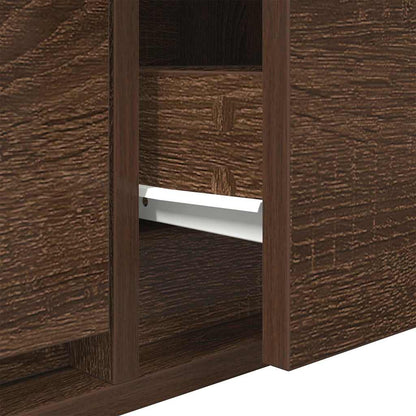 TV-Schränk Braune Eiche 100 x 31 x 25,5 cm Holzwerkstoff