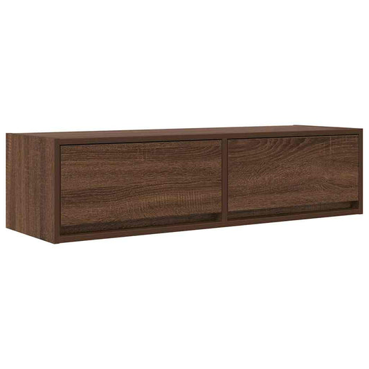TV-Schränk Braune Eiche 100 x 31 x 25,5 cm Holzwerkstoff