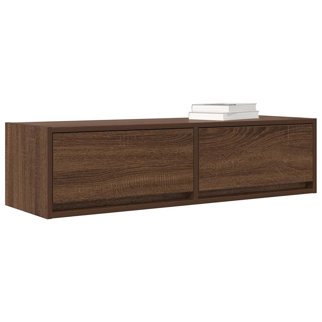 TV-Schränk Braune Eiche 100 x 31 x 25,5 cm Holzwerkstoff