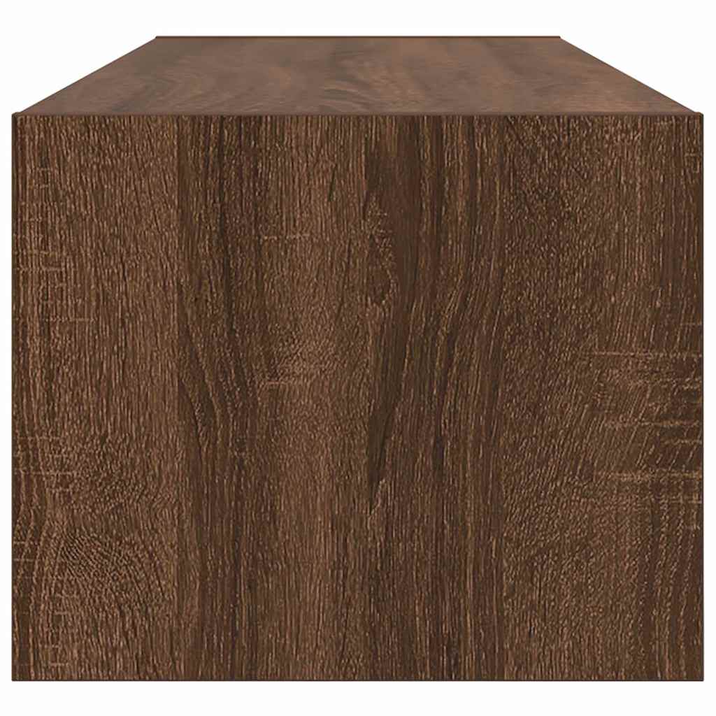 TV-Schränk Braune Eiche 100 x 31 x 25,5 cm Holzwerkstoff