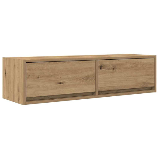 TV-Schränk Eiche handwerklich 100 x 31 x 25,5 cm Holzwerkstoff