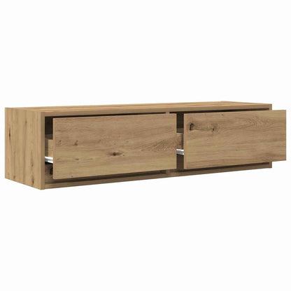 TV-Schränk Eiche handwerklich 100 x 31 x 25,5 cm Holzwerkstoff