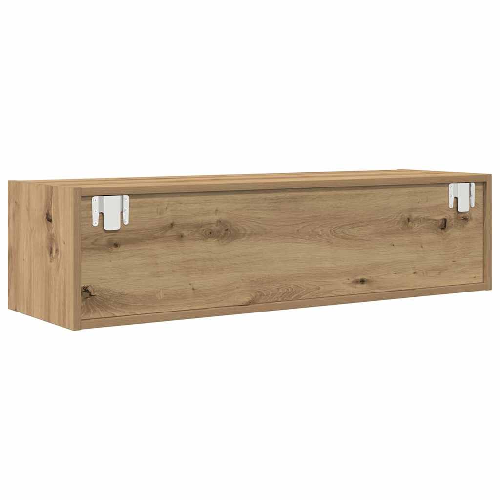 TV-Schränk Eiche handwerklich 100 x 31 x 25,5 cm Holzwerkstoff