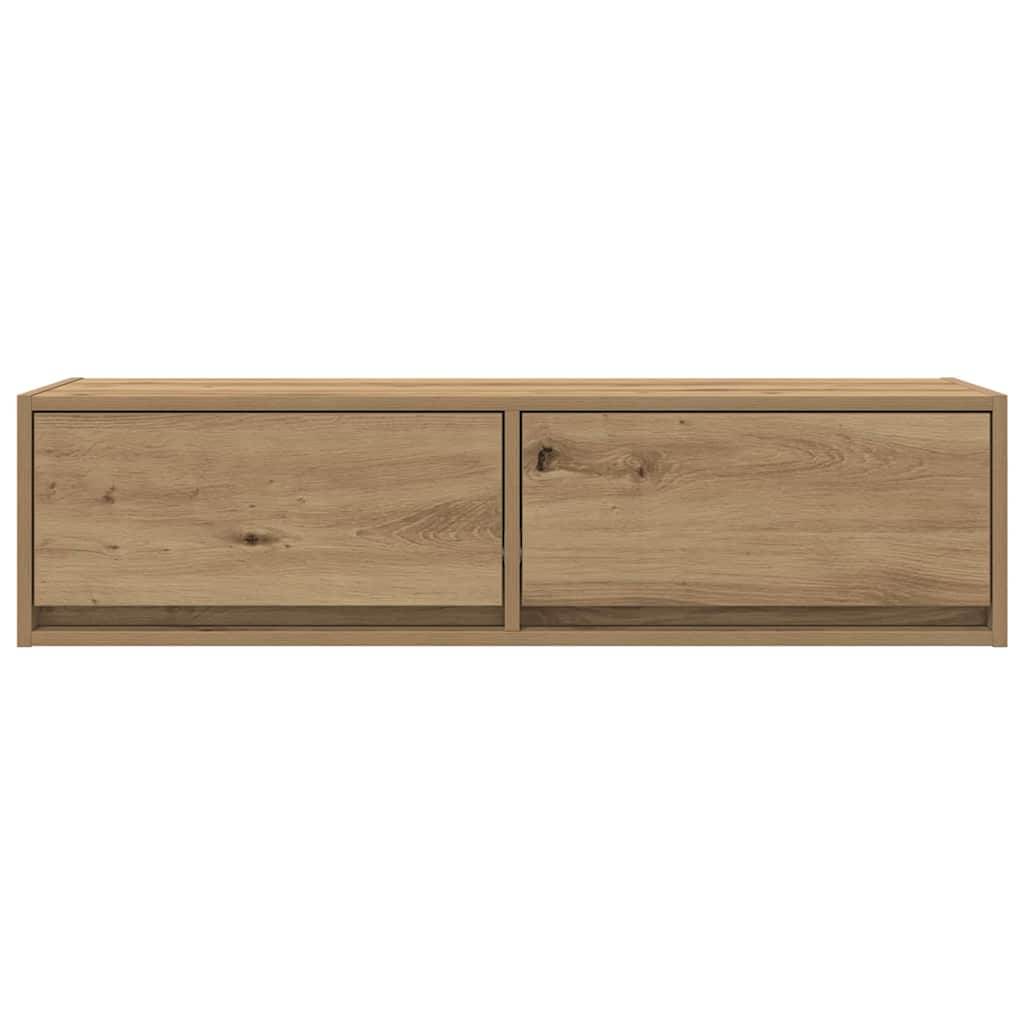 TV-Schränk Eiche handwerklich 100 x 31 x 25,5 cm Holzwerkstoff