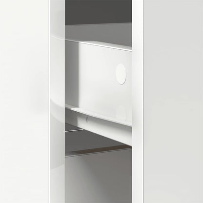 Sideboard mit Schublade Weiß 80x34x76 cm Holzwerkstoff
