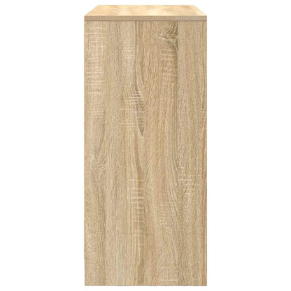 Skænk med skuffe Sonoma eg 80x34x76 cm træmateriale