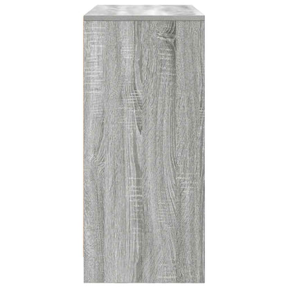 Sideboard mit Schublade Grau Sonoma 80x34x76 cm Holzwerkstoff