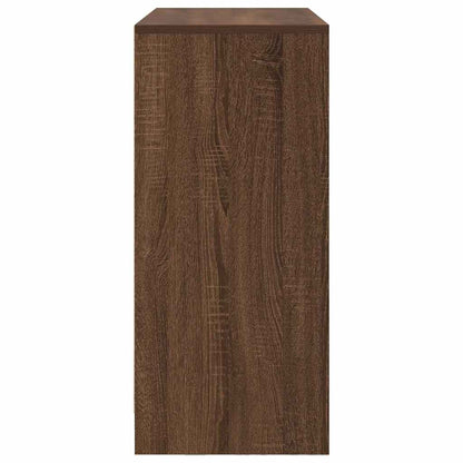 Sideboard mit Schublade Braun Eichen-Optik 80x34x76 cm