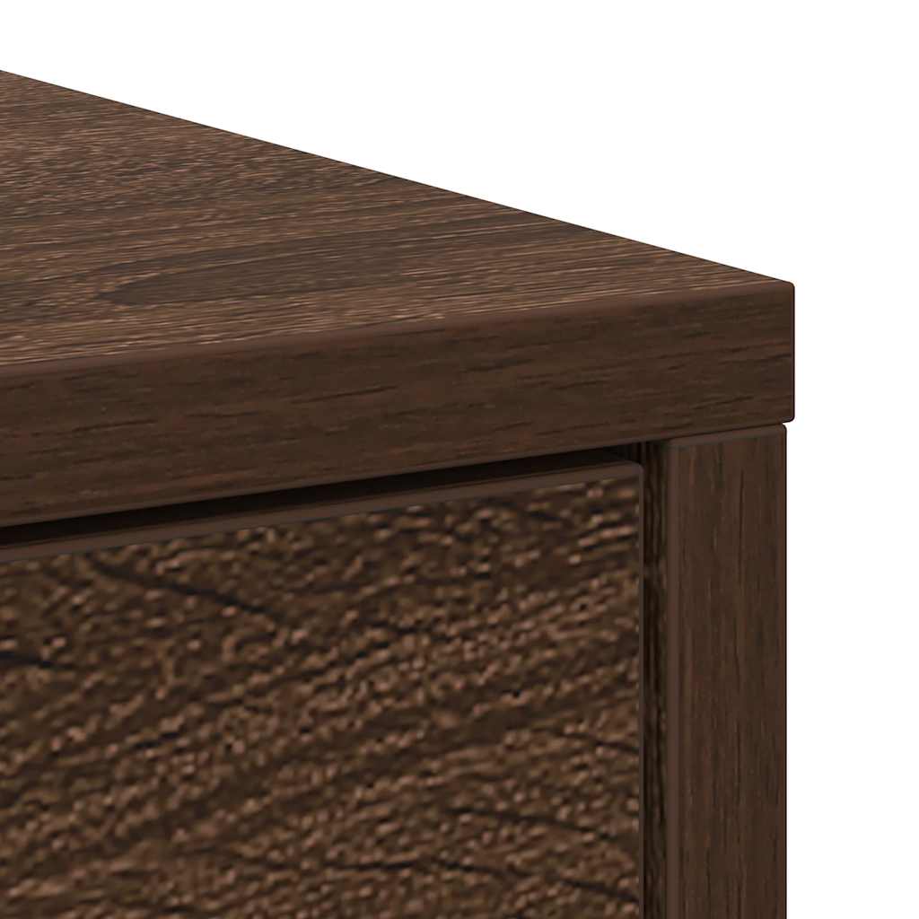 Sideboard mit Schublade Braun Eichen-Optik 80x34x76 cm
