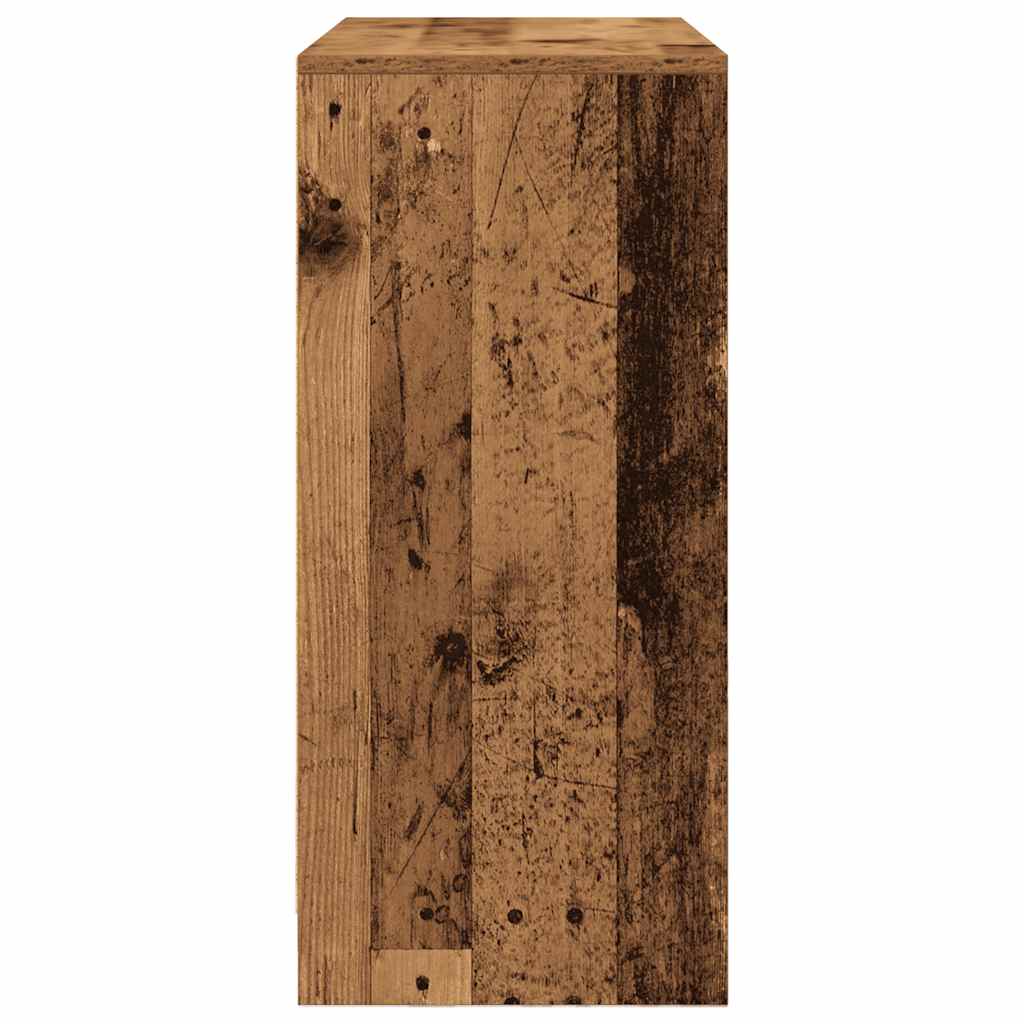 Sideboard mit Schublade Altholz-Optik 80x34x76 cm Holzwerkstoff