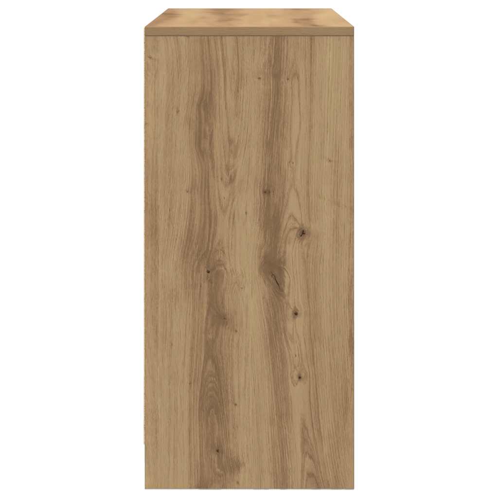 Sideboard mit Schublade Artisan-Eiche 80x34x76 cm Holzwerkstoff