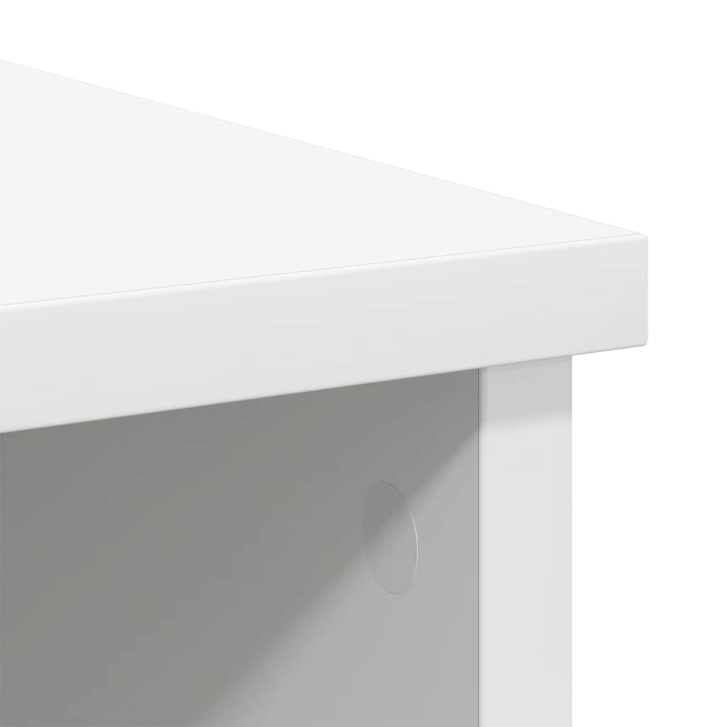 Sideboard mit Schublade Weiß 101x35x76 cm Holzwerkstoff