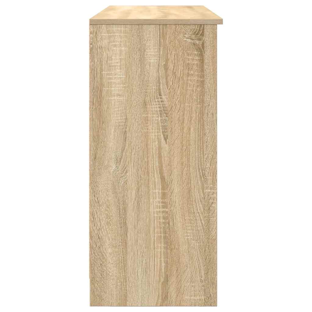 Skænk med skuffe Sonoma eg 101x35x76 cm træmateriale