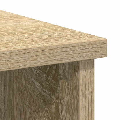 Skænk med skuffe Sonoma eg 101x35x76 cm træmateriale