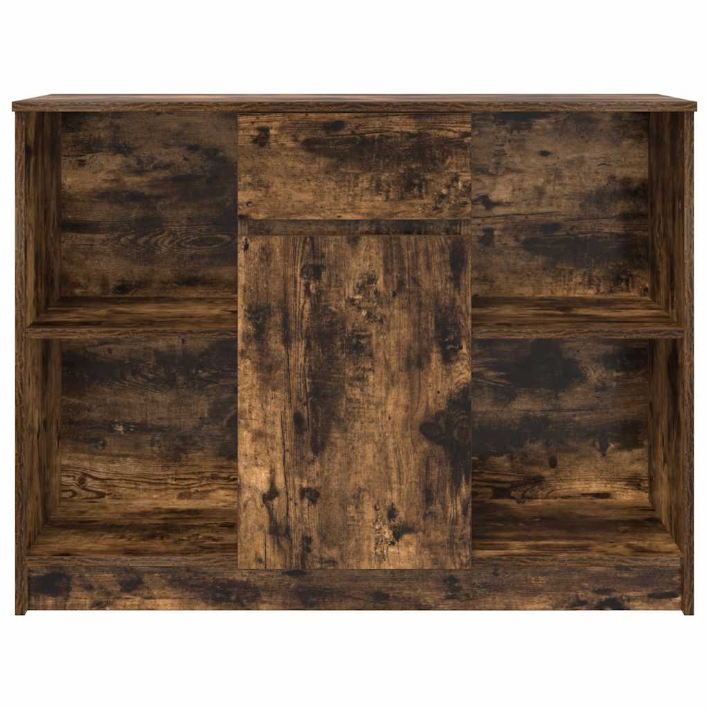 Sideboard mit Schublade Räuchereiche 101x35x76 cm Holzwerkstoff