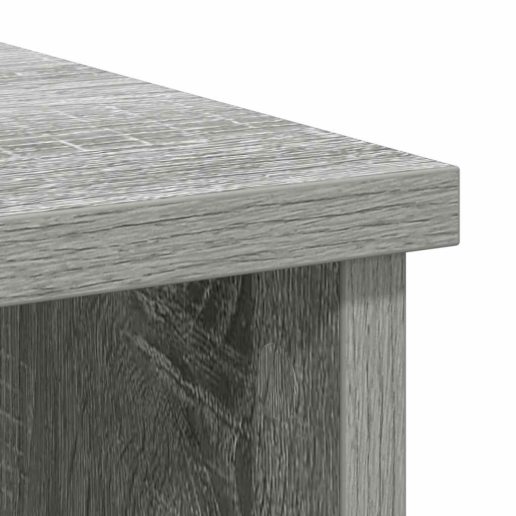 Sideboard mit Schublade Grau Sonoma 101x35x76 cm Holzwerkstoff