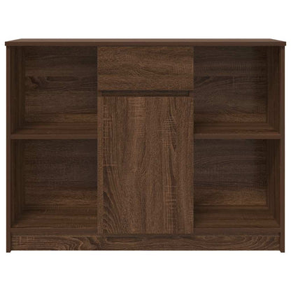 Sideboard mit Schublade Braun Eichen-Optik 101x35x76 cm