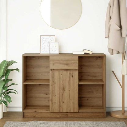 Sideboard mit Schublade Artisan-Eiche 101x35x76cm Holzwerkstoff