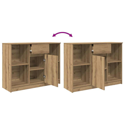 Sideboard mit Schublade Artisan-Eiche 101x35x76cm Holzwerkstoff