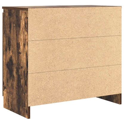 Sideboard mit Schublade Räuchereiche 71x35x65 cm Holzwerkstoff