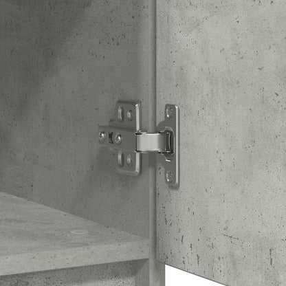 Sideboard mit Schubladen Betongrau 71x35x84 cm Holzwerkstoff