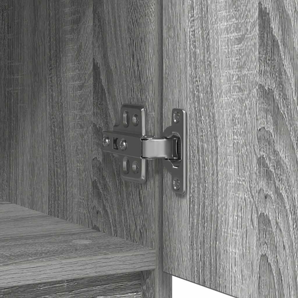 Sideboard mit Schubladen Grau Sonoma 71x35x84 cm Holzwerkstoff