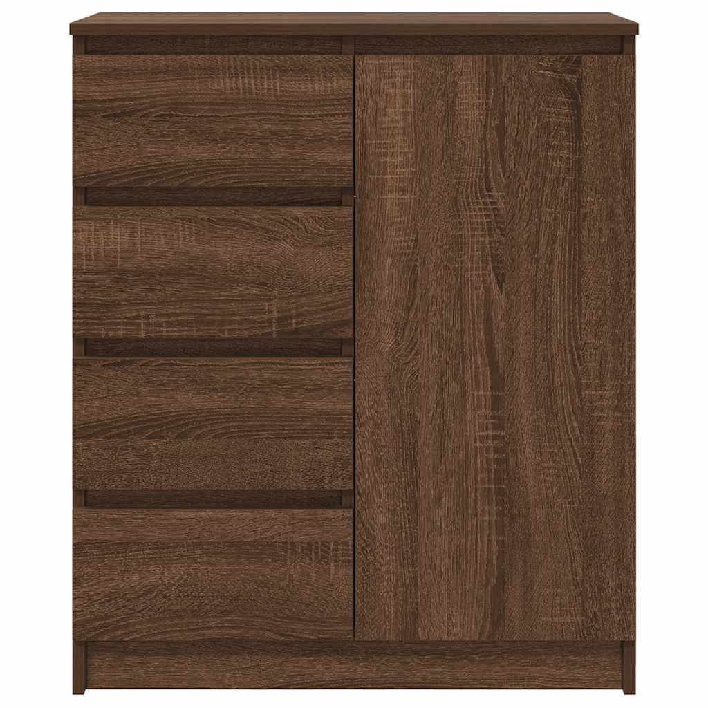 Sideboard mit Schubladen Braun Eichen-Optik 71x35x84 cm