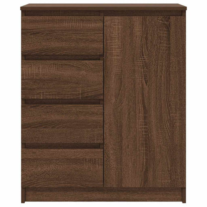 Sideboard mit Schubladen Braun Eichen-Optik 71x35x84 cm