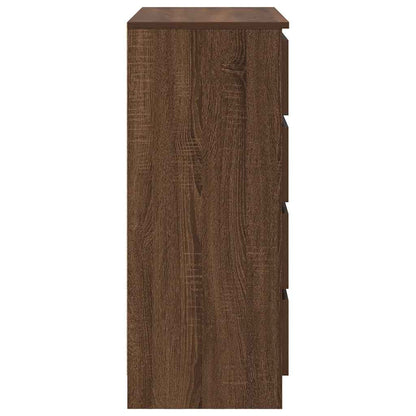 Sideboard mit Schubladen Braun Eichen-Optik 71x35x84 cm