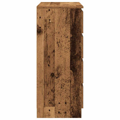 Sideboard mit Schubladen Altholz-Optik 71x35x84cm Holzwerkstoff