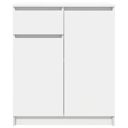 Sideboard mit Schublade Weiß 71x35x84 cm Holzwerkstoff