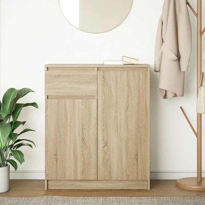 Sideboard mit Schublade Sonoma-Eiche 71x35x84 cm Holzwerkstoff