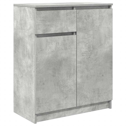 Sideboard mit Schublade Betongrau 71x35x84 cm Holzwerkstoff
