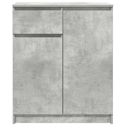 Sideboard mit Schublade Betongrau 71x35x84 cm Holzwerkstoff