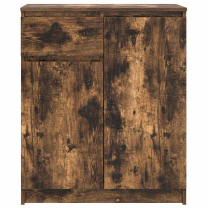 Sideboard mit Schublade Räuchereiche 71x35x84 cm Holzwerkstoff