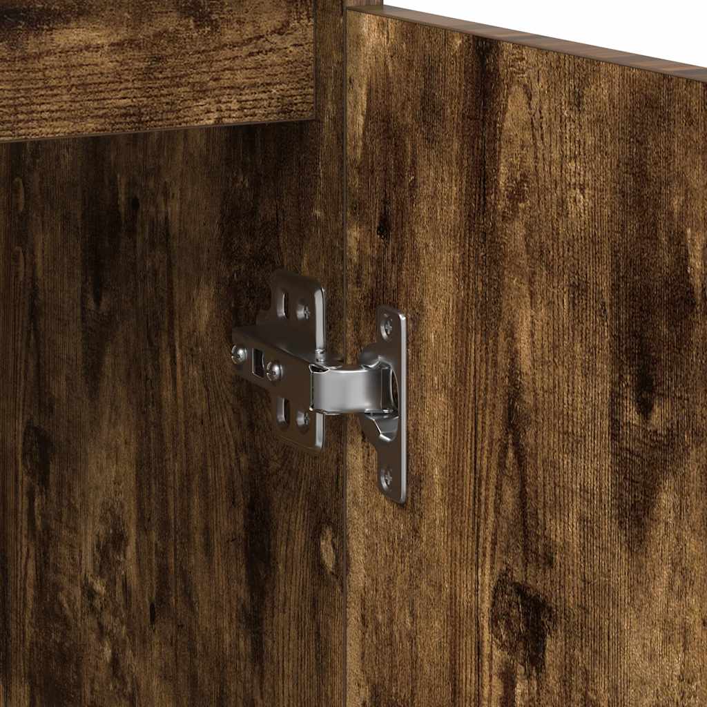 Sideboard mit Schublade Räuchereiche 71x35x84 cm Holzwerkstoff