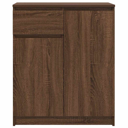 Sideboard mit Schublade Braun Eichen-Optik 71x35x84 cm