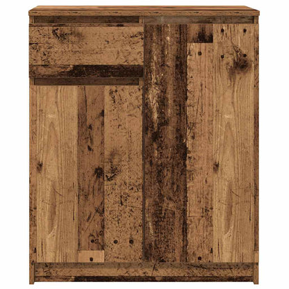 Sideboard mit Schublade Altholz-Optik 71x35x84 cm Holzwerkstoff